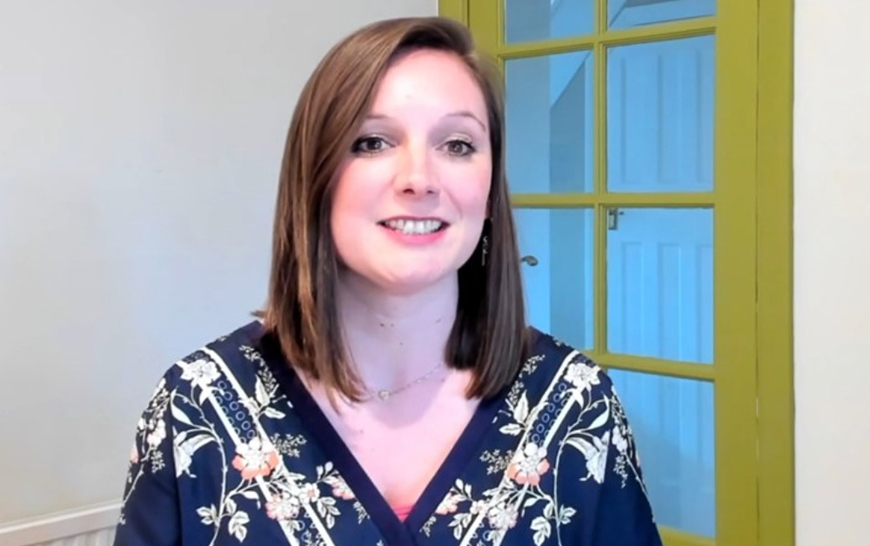 Nicola Hainey delivers a vlog on staying connected with your team when working online